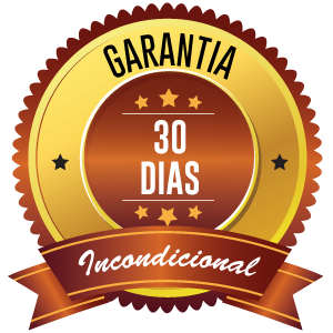 Selo de garantia incondicional de 30 dias